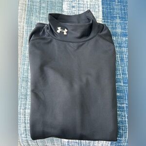Under Armour Black cold gear High-Collar Top- men’s Medium